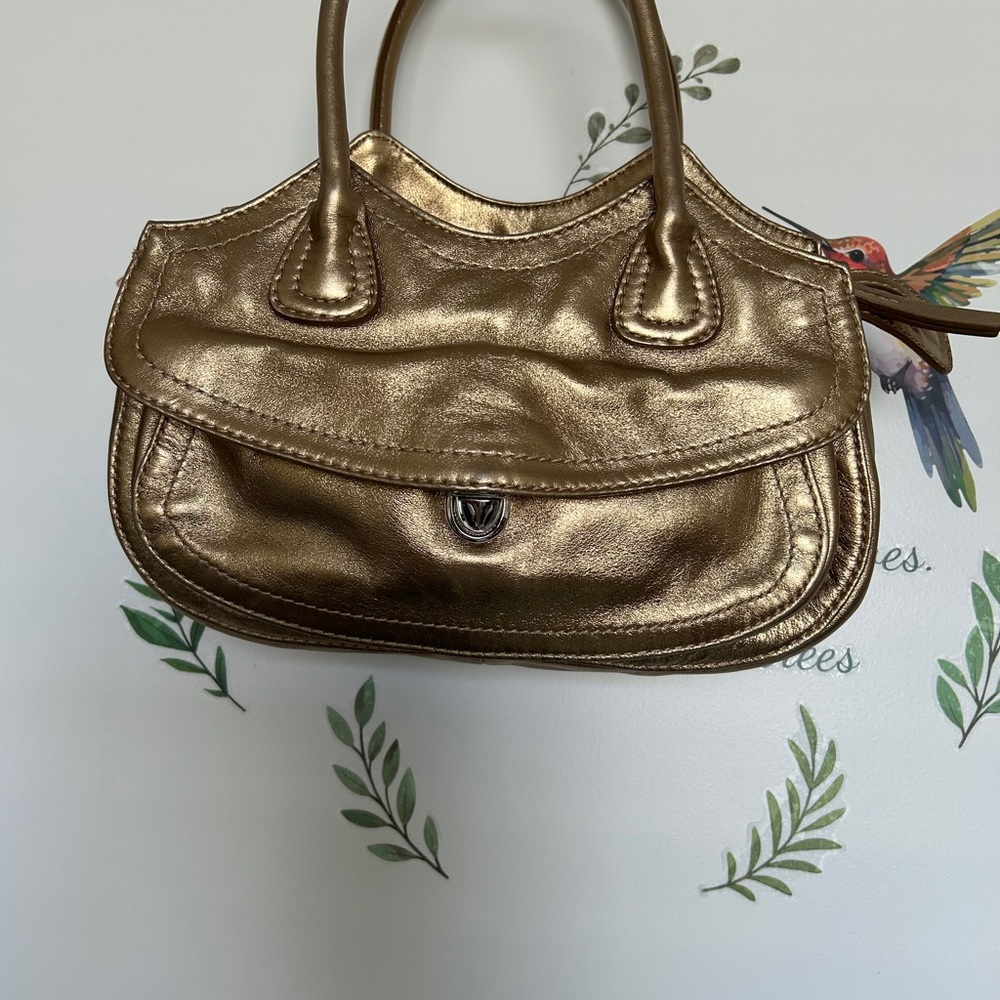 Desmo Elegant Gold Women's Handbag